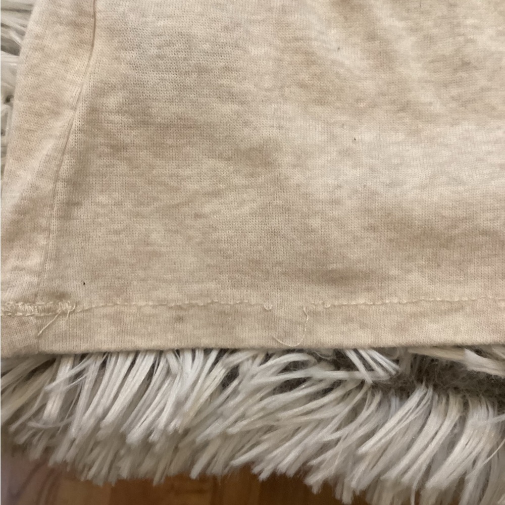 Mossimo camisole tank top Woman’s size XXL cream marled with tan v neck - Picture 2 of 12